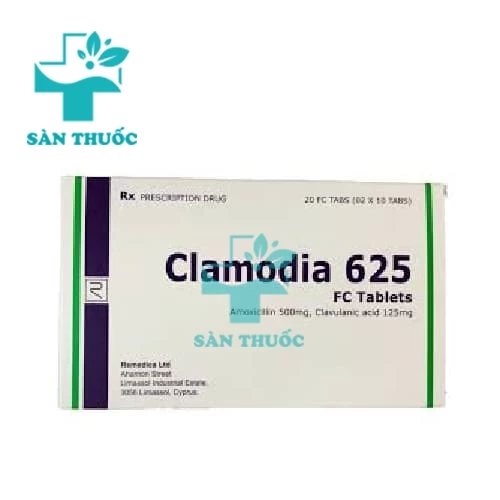 Clamodia 625 FC Tablets - Điều trị nhiễm khuẩn của Remedica